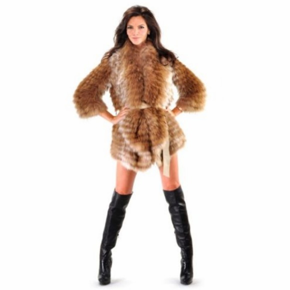CLEARANCE! BYTE by TESO Finn Raccoon Fur Jacket - Picture 1 of 6